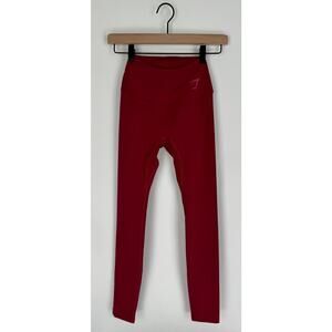 GymShark Graphics Fraction Leggings Womens XS Currant Pink New Athletic